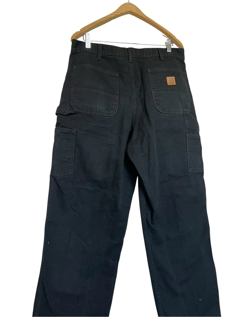 Carhartt B11 Black Canvas Carpenter Men’s 36x34 Work Pants